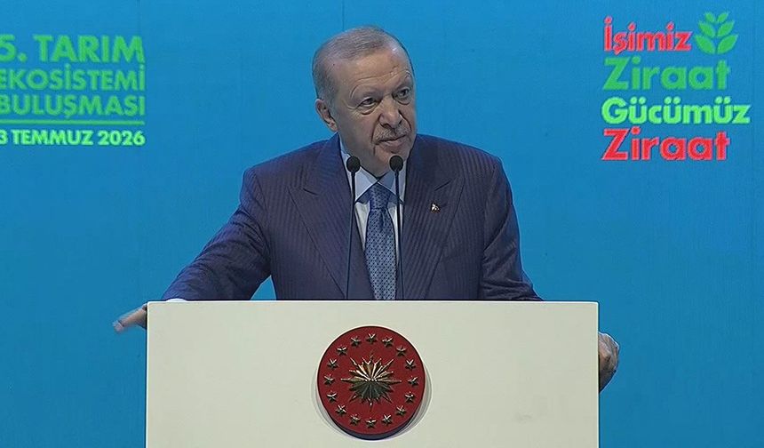 Erdoğan 5’inci Tarım Ekosistemi Buluşması’nda konuştu