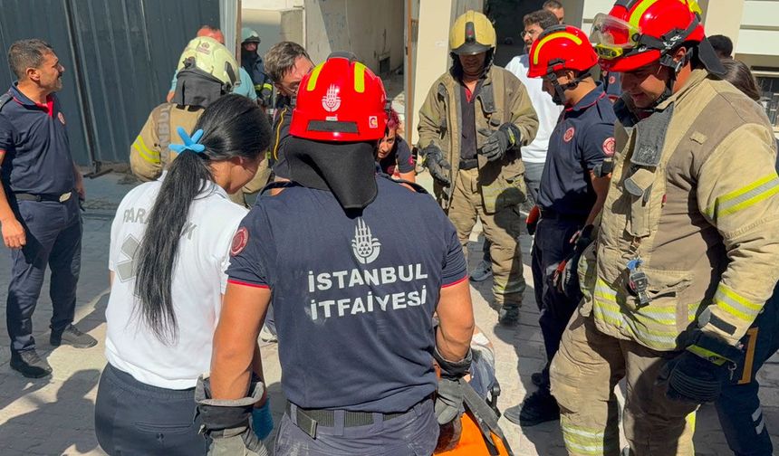 Kentsel dönüşümde korkutan kaza: İşçi hastanelik oldu