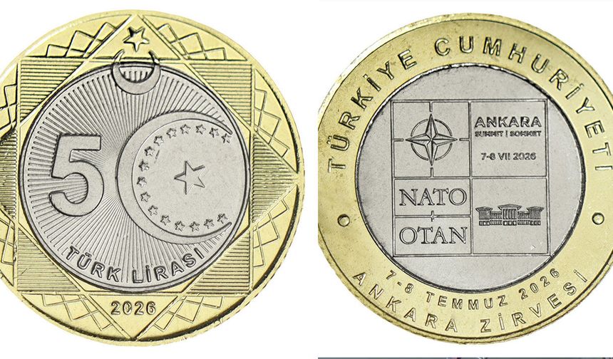 Ankara'daki NATO Zirvesi için özel 5 lira
