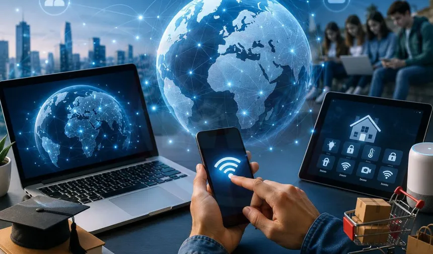 İnternet kullanan bireylerin oranı yüzde 92,3 oldu
