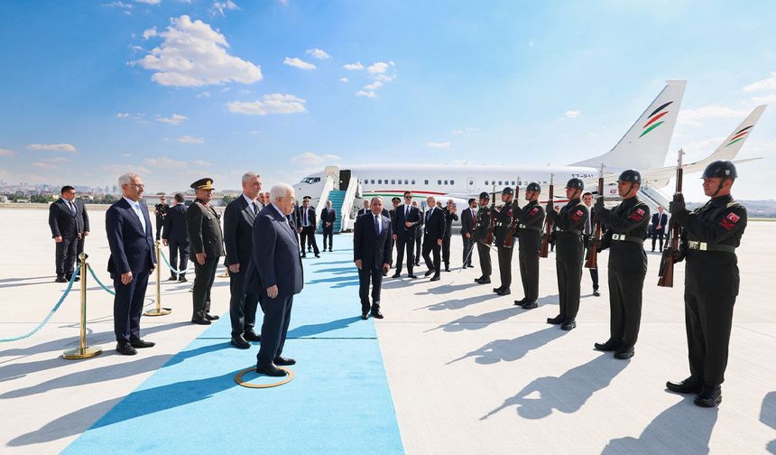 Filistin Devlet Başkanı Abbas, Türkiye'de