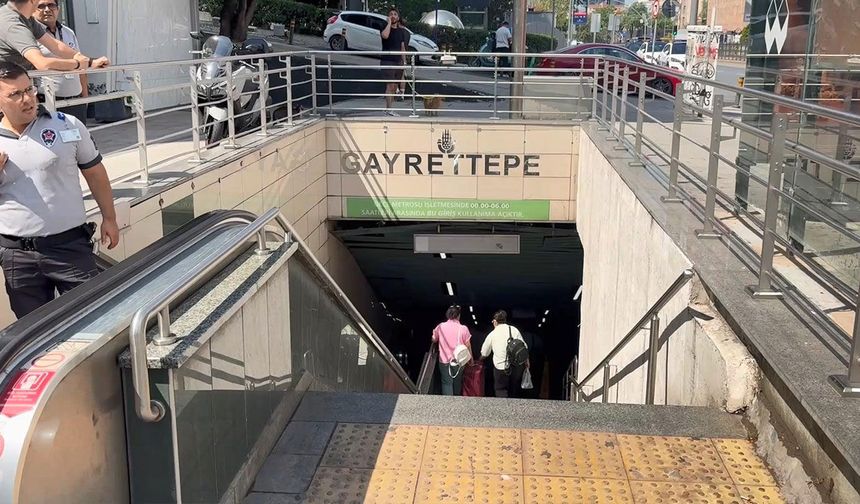 Şişli’de korku dolu anlar! Görme engelli genç metro raylarına düştü