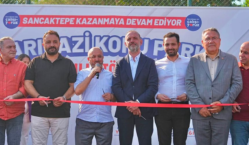 Sancaktepe’de Sarıgazi Korupark hizmete açıldı