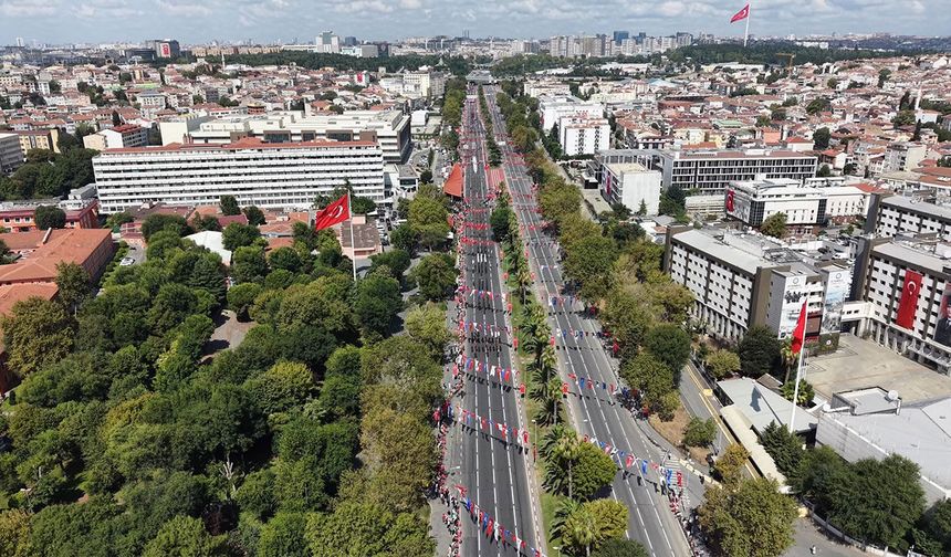 Vatan Caddesi'nde 30 Ağustos Zafer Bayramı töreni düzenlendi