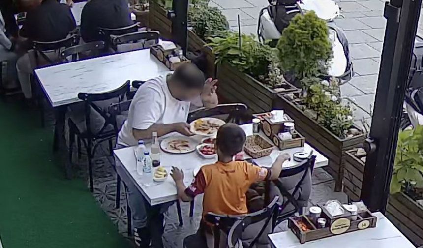 Hesabı ödemek istemedi, güvenlik kamerası gerçeği gösterdi