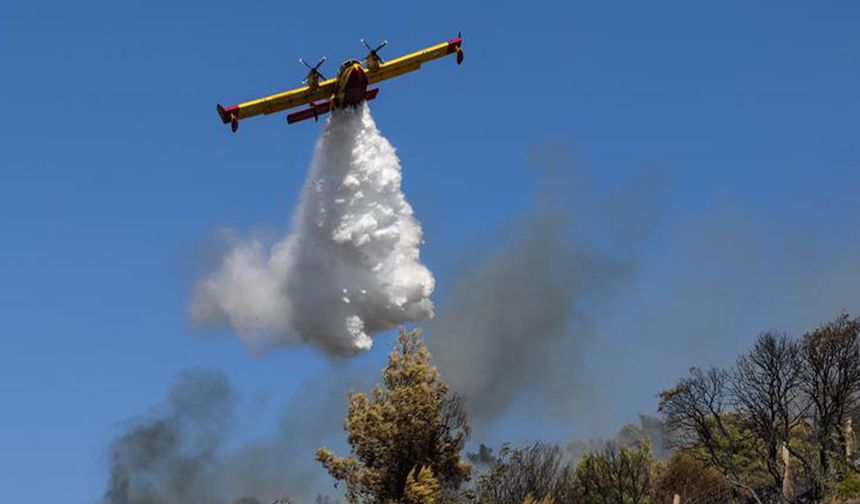 İki yangın söndürme helikopteri çarpıştı