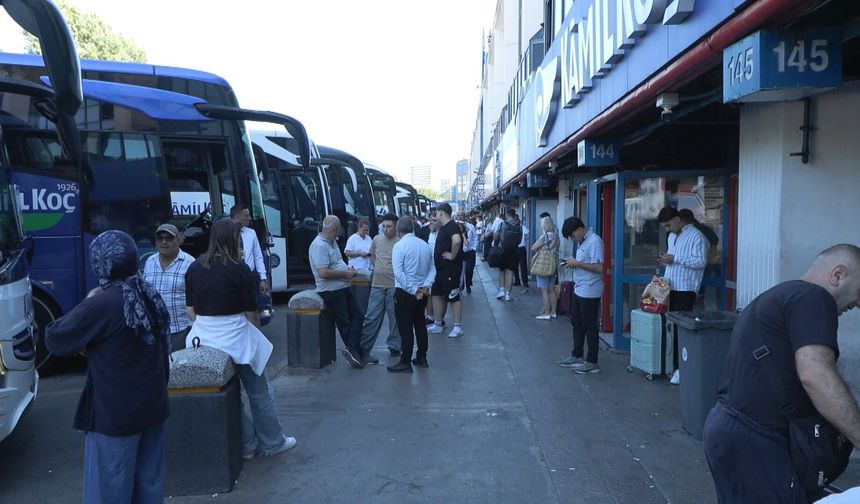 15 Temmuz Demokrasi Otogarı'nda okula dönüş yoğunluğu