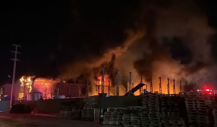 Bolu’daki fabrika yangını kontrol altına alındı