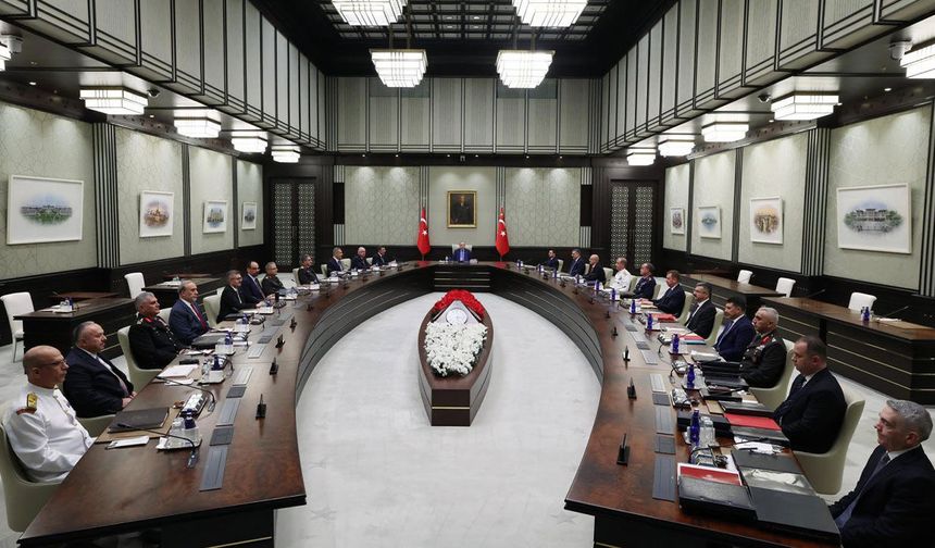 MGK, Cumhurbaşkanı Erdoğan başkanlığında toplandı