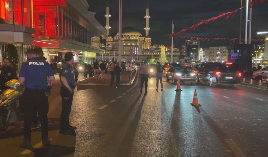 Taksim'de 'Huzur İstanbul' denetimi