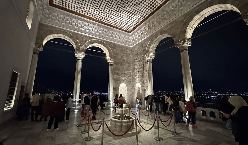 Topkapı Sarayı’nda gece ziyaretlerine yoğun ilgi: 15 gecede 31 bin 870 kişi