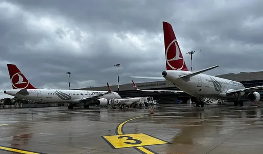 Olumsuz hava koşulları nedeniyle 43 uçak başka havalimanlarına yönlendirildi