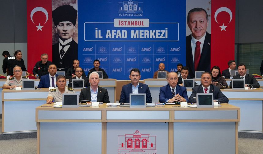 İstanbul'da Afet Koordinasyon Toplantısı düzenlendi