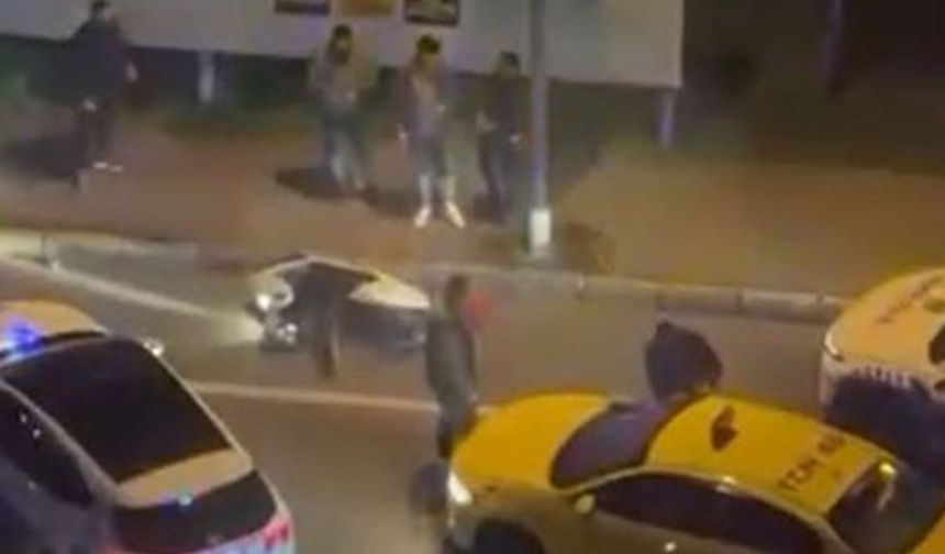 "Dur" ihtarına uymayan motosikletli kaçtı, polis havaya ateş açtı