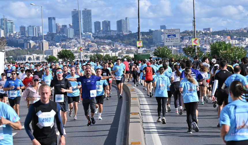 İstanbul'u Koşuyorum Avrupa etabı koşuldu