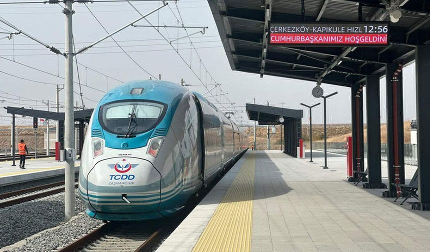 İstanbul-Kapıkule yolculuğunda süre 1,5 saate düşecek