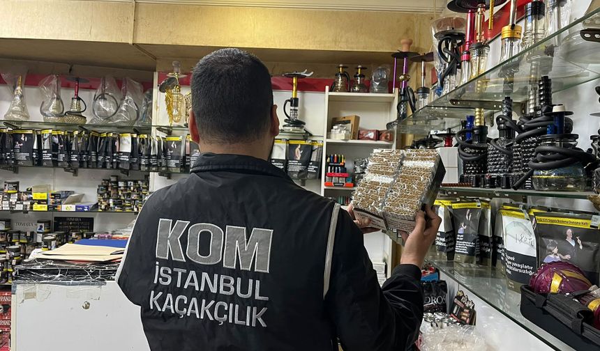 İstanbul’da kaçak tütün ticaretine 12 gözaltı kararı