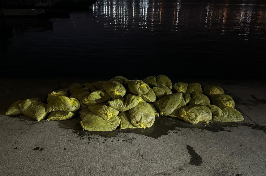 Beyoğlu'nda 1,5 ton kaçak midye ele geçirildi