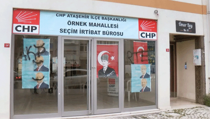 CHP Ataşehir Seçim İrtibat Bürosu'na saldırıyla ilgili 6 kişi gözaltına alındı