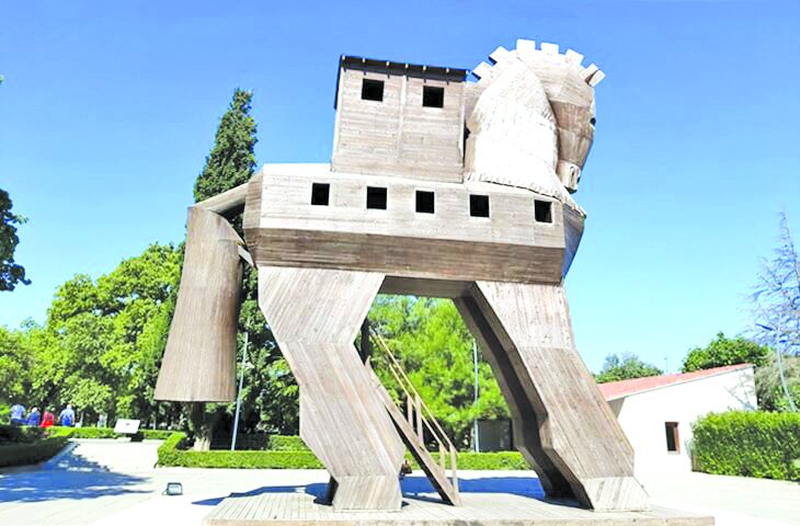 Canakkale Troya O╠Êren Yeri