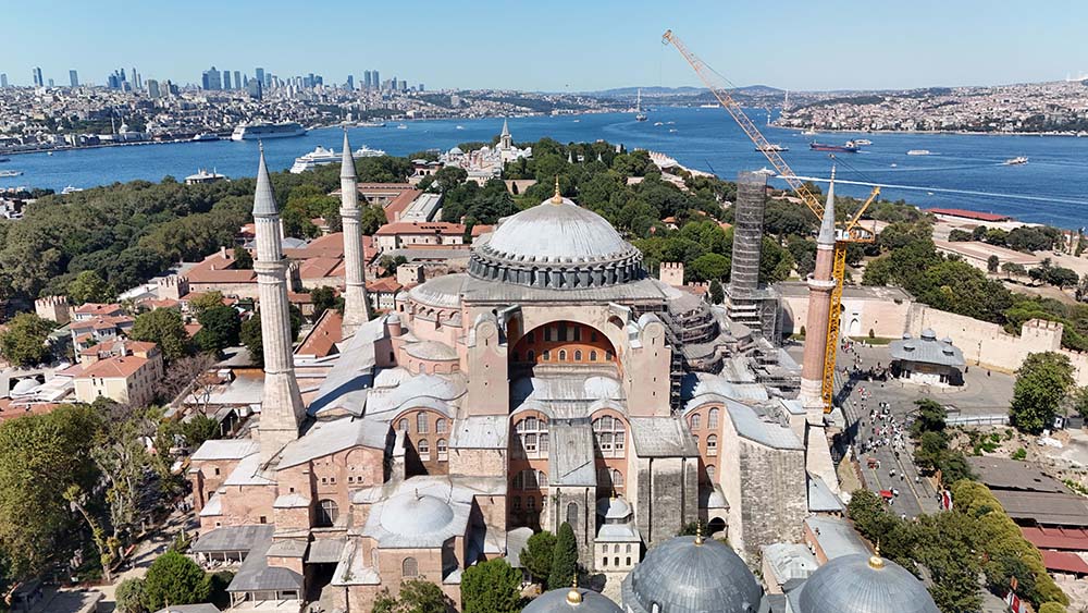 Fethin sembolü Ayasofya Camii'nde meydana gelen değişimler