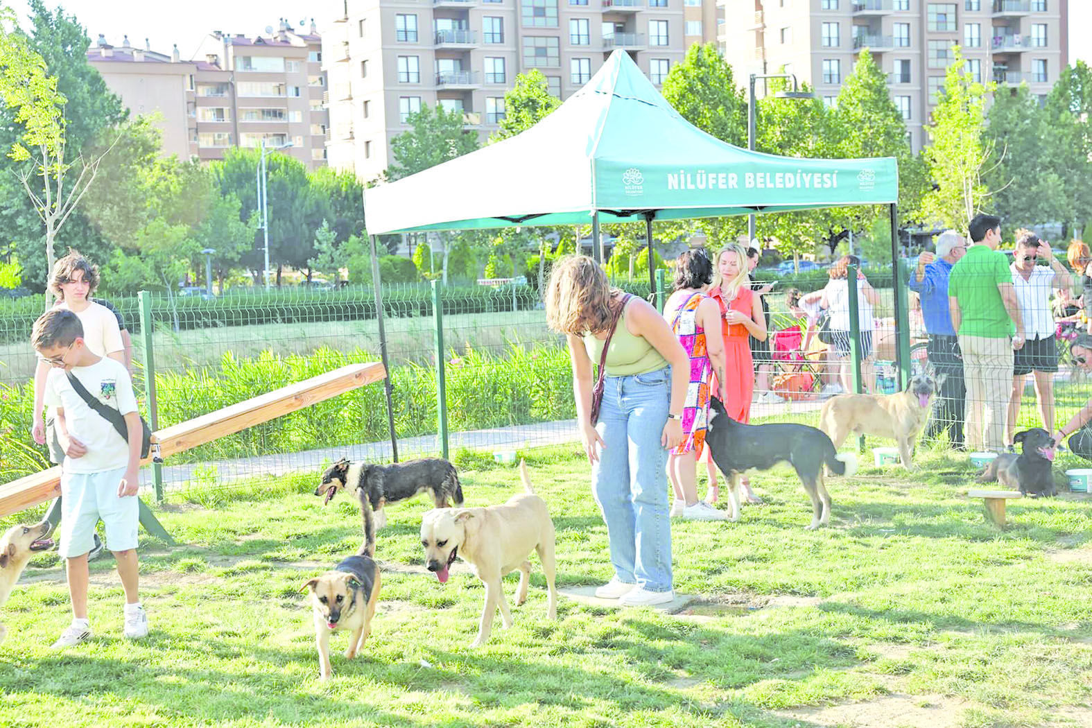 Nilu╠Êfer Belediyesi Can Dostlar Ko╠Êpek Park─▒