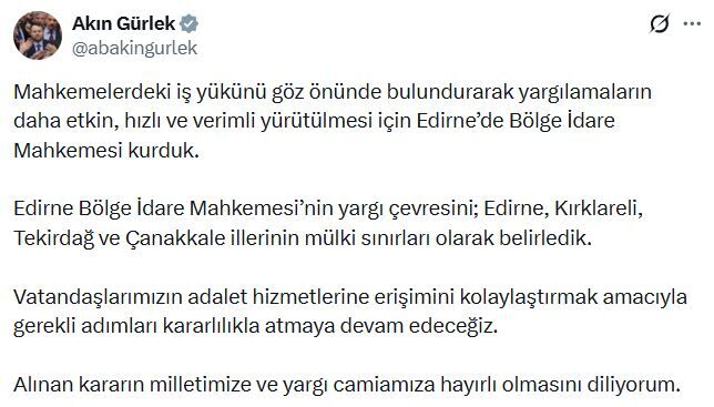 E D I R N E D E B O L G E I D A R E M A H K E M E S I K U R U L D U 1356547 402806