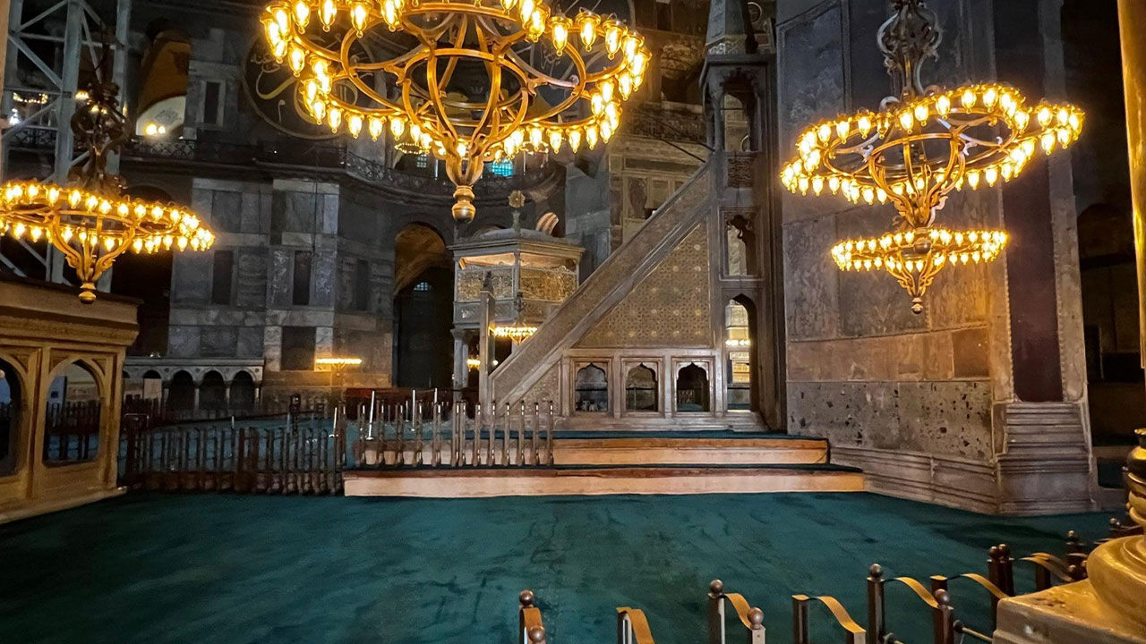 Ayasofya’da restorasyonda yeni aşama: Doğu yarım kubbede çalışma başlıyor