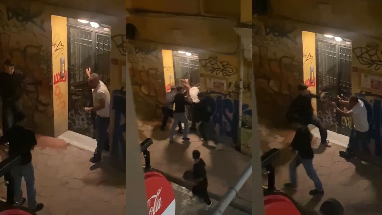 Beyoğlu’nda gasp dehşeti kamerada: 4 çocuk tutuklandı
