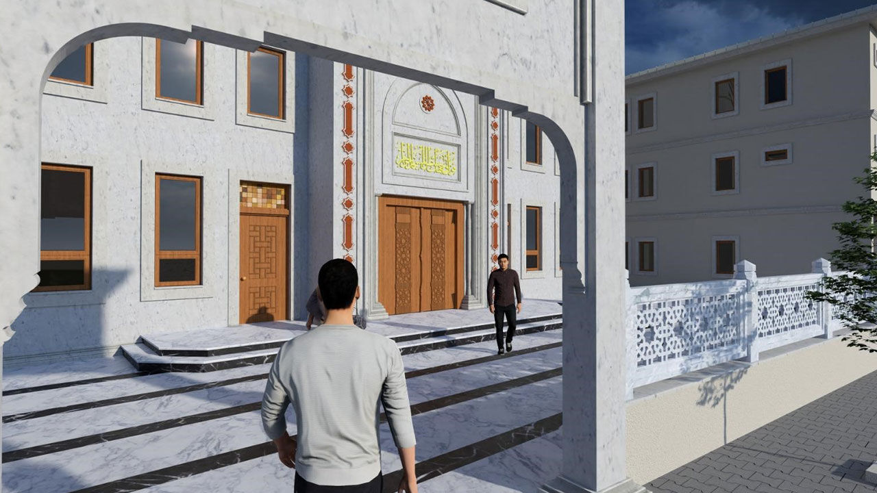 Nurtepe Merkez Camii'nin temeli atıldı