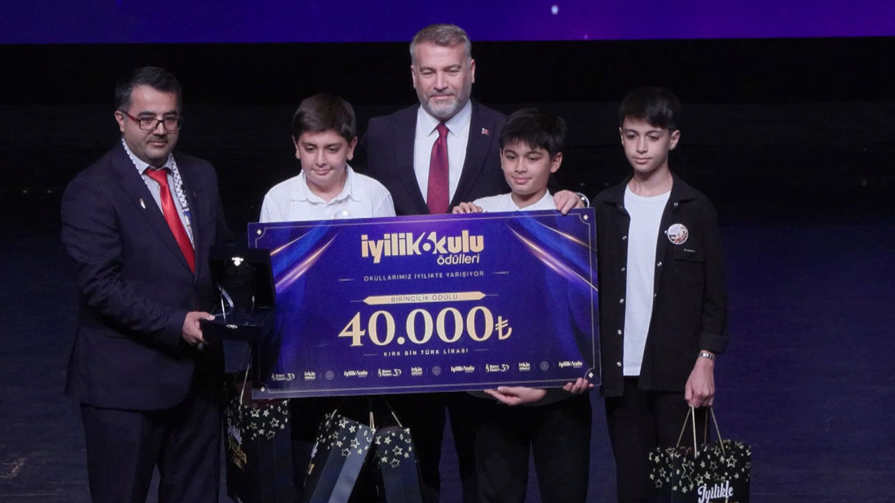 ‘Okullarımız İyilikte Yarışıyor’ proje yarışmasında ödüller sahiplerini buldu