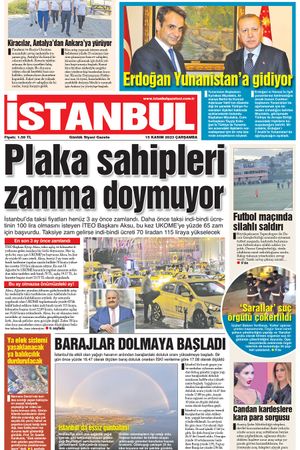 İstanbul Gazetesi - 15.11.2023
