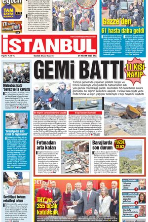 İstanbul Gazetesi - 21.11.2023