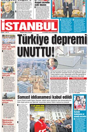 İstanbul Gazetesi - 22.11.2023