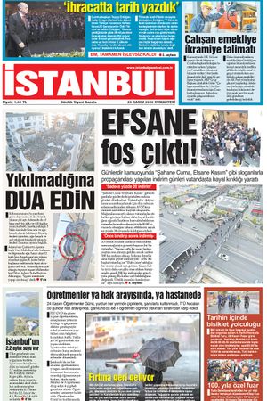 İstanbul Gazetesi - 25.11.2023