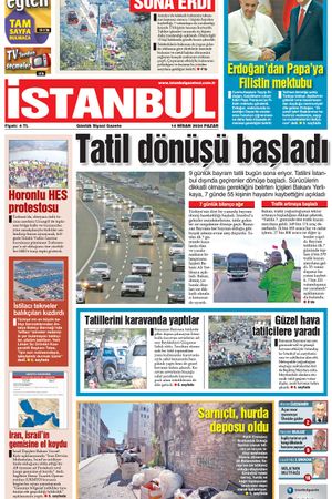 İstanbul Gazetesi - 14.04.2024