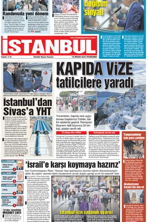 İstanbul Gazetesi - 18.04.2024