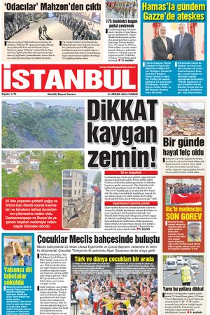 İstanbul Gazetesi - 21.04.2024