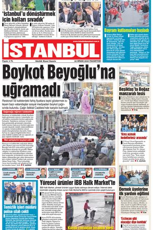 İstanbul Gazetesi - 22.04.2024