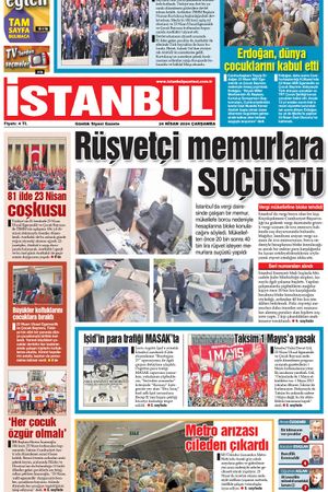 İstanbul Gazetesi - 24.04.2024