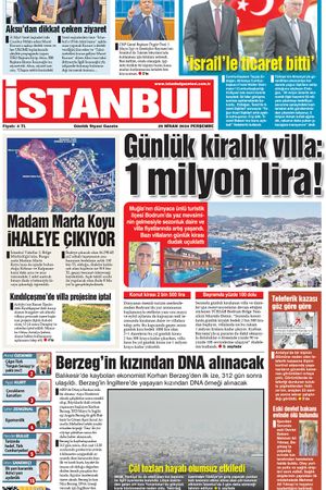 İstanbul Gazetesi - 25.04.2024