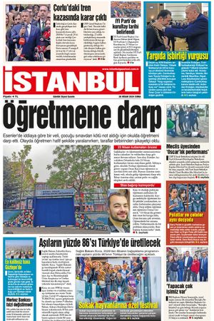 İstanbul Gazetesi - 26.04.2024