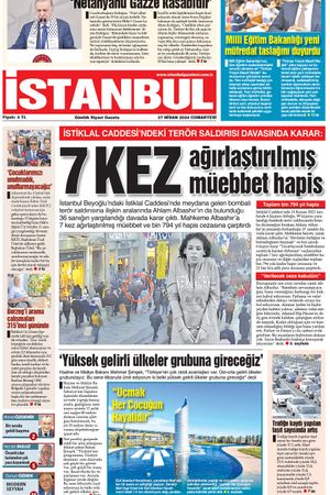 İstanbul Gazetesi - 27.04.2024