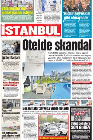İstanbul Gazetesi - 29.04.2024
