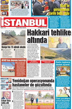 İstanbul Gazetesi - 30.04.2024