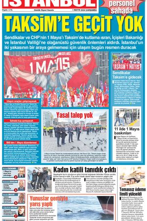 İstanbul Gazetesi - 01.05.2024
