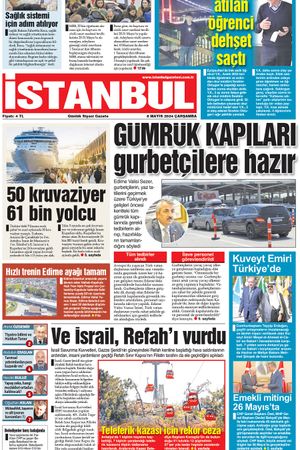 İstanbul Gazetesi - 08.05.2024