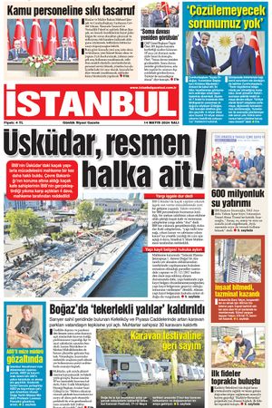 İstanbul Gazetesi - 14.05.2024