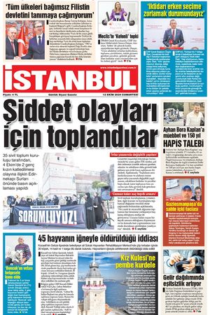 İstanbul Gazetesi - 12.10.2024