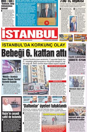 İstanbul Gazetesi - 16.10.2024